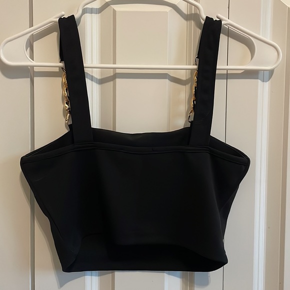 SHEIN Black Crop Top - Picture 2 of 3